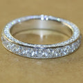 New Arrival Luxury CZ Couple Wedding Rings Blingbling Full Diamond Wedding Rings for Couples