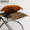 WISEMAX FURNITURE Modern Home Furniture Square Sofa Bed Cushion Cube Square Shape Brown Pillow for Bedroom