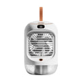 New Arrival 3-in-1 Rotation Portable Cooling Fan & Humidifier with Warm Night Light Rechargeable 3600mAh Battery Outdoor Use