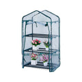 3 Tier Steel Frame Easy Installation Waterproof Nature Home Walk-in Greenhouse Outdoor Backyard Portable Gardening