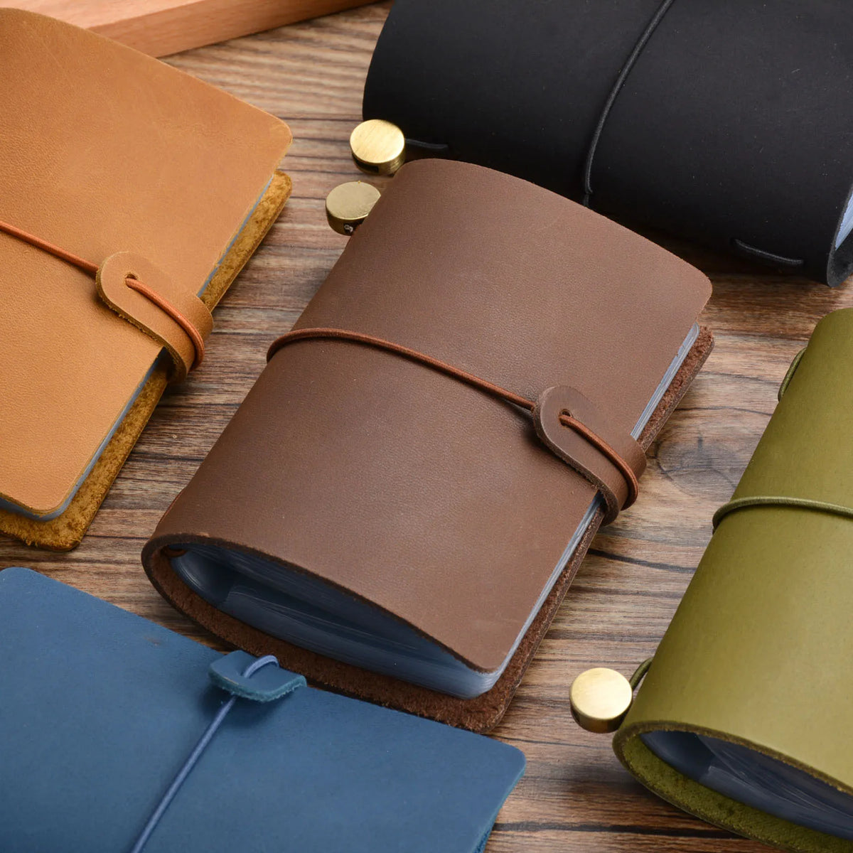 AIGUONIU Genuine Leather Credit Card Protector Minimalist Vintage Cow Leather PVC Debit Bank Card Sleeve Crazy Horse Wallet