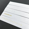 Excellent Quality Custom Design Perfume Test Strips With Emboss Logo