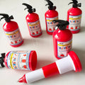 Creative Kawaii Telescopic Ballpoint Pen Fire Extinguisher Design Made of Durable Plastic Stationery Must-Have