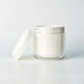 Large Size Double Wall Plastic Cosmetic Jar 80ml 120ml 300ml 500ml Skin Care Cream Lipstick Eye Cream Loose Powder Screw Top