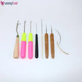 Hair Extension Tool Crochet Hooks Weave Knitting Knit Braid Needle Craft Hair Lock Hair Braid Needle Sewing Accessories