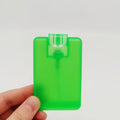 Wholesale 20ml Hand Sanatizer Plastic PP Portable Pocket Perfume Sanitiser Size Type Pocket Spray Credit Card Spray Bottle