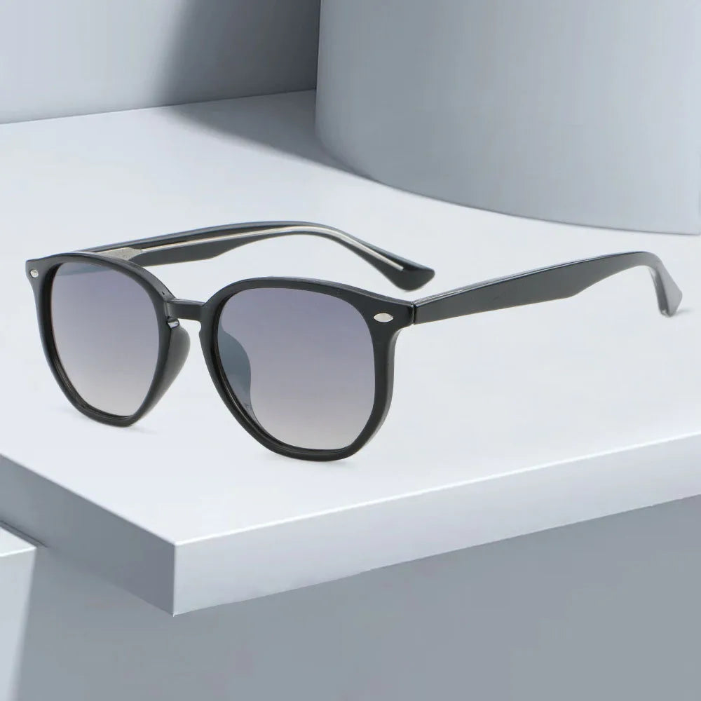 6803 Sunglasses Mujer Marca Taizhou Glasses for Women Mens Glasses Quality Custom Logo Luxury Black Round Vintage Sunglasses