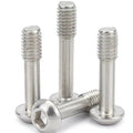 Customised Stainless or Steel Allen Bolts Hexagon Socket Slot Button Round Pan Head Captive Panel Screw With Half Threaded