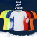 Custom Printing Women Blank Men's T-shirts 100% Polyester Sport Tee Shirt Blouses Tops Unisex Gym Dry Fit Plain T Shirt