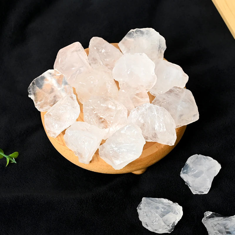 Wholesale Natural Rock Semi-precious Clear Quartz Rough Stone Crystal Healing Raw Stone for Decoration