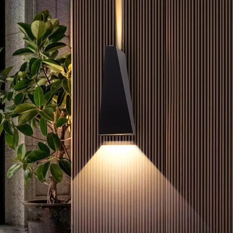 Energy Saving New Design Outdoor Black Die-casting Aluminum Led Wall Light