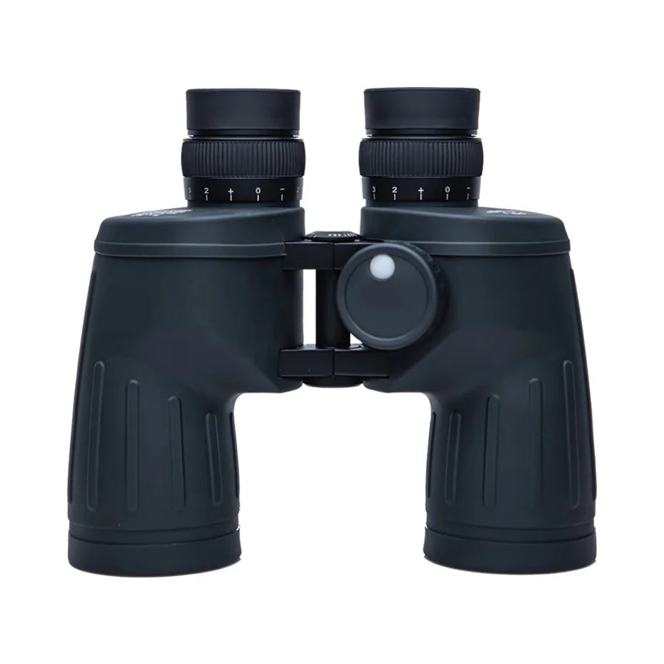 Marine 7x50MM Tactical Binocular with Compass and Crosshairs and Reticle Nitrogen Filled Waterproof Magnesium Alloy Housing