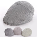 48cm 50cm Houndstooth Cotton Beret Flat Ivy Cap Hat for Baby Kids Kids' Hat Product Category