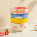 Solhui Lovely Ins Salad Cereal Bowls Ceramic Yogurt Bowl