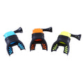 Top Selling Comfortable Safety Food Grade Silicone Snorkel Screw Plug Go Pro Surfing Mouthpieces CE Certified ZMZ DIVE Brand