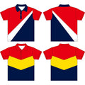 Golf Polo Shirt Custom Logo Printed Quick Dry Golf Polos Sublimation Mens Blank Color Contrast Golf Polo Shirt for Men