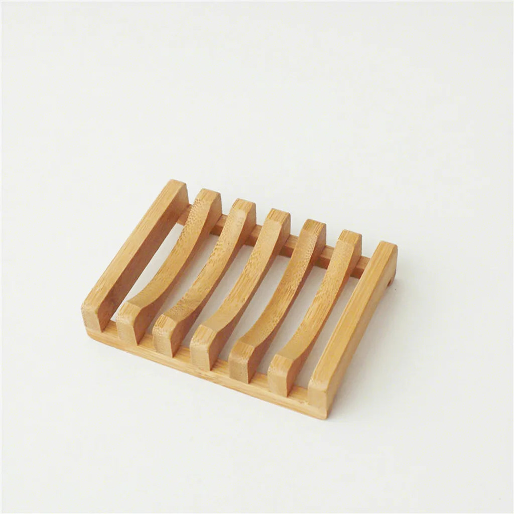Wholesale Bamboo Soap Holder Natural Bamboo Soap Dish Rack Bathroom Soap Holder