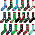 Whale Wholesale Christmas Socks Animals Deer Character Santa Claus Cartoons Various Patterns Cotton Candy Christmas Socks Men