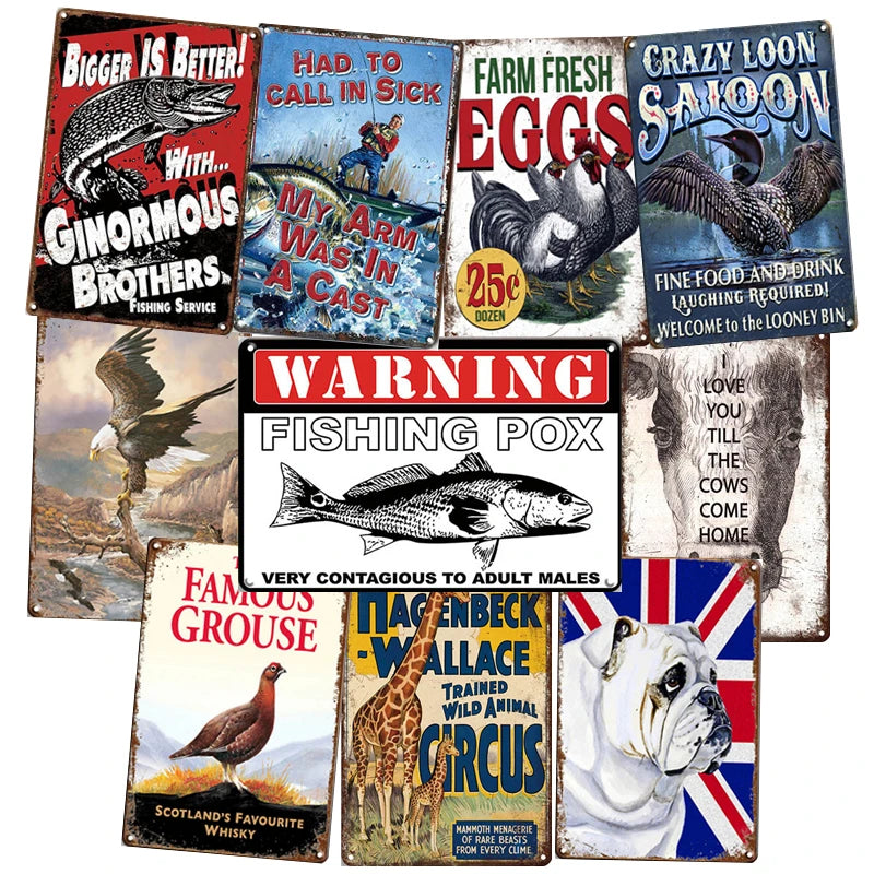 The Famous Grouse Decor Wall bar Crafts Old Printing Retro Sign Vip Lounge Vintage Metal Poster logo Tin Car Plate Hot Sale