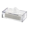 Wholesale Clear Acrylic Tissue Box Custom Acrylic Tissue Box Cover Rectangle Perspex Napkin Box for Restaurant