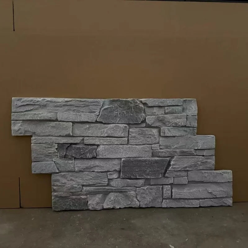 Modern Cultural Waterproof Flame Retardant PU Stone City Wall Decorative Panel Lightweight Easy Installation for Wall Boards