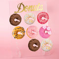 Acrylic Donut Display  for Cake Sweet Dessert  Donut Rack Display  Party Decorations Holds up to 18 Donuts  for Cake