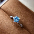 Factory Wholesale Jolly 925 Sterling Silver Moissanite Brilliant Cut Classic Wedding Engagement Party Fine Luxury CMA Ring