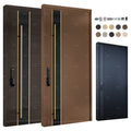 European Modern Pivot Doors for Houses Outdoor Door Modern Wooden External Front Main Entry Door