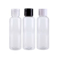 Empty 30ml 50ml 60ml 100ml 250ml 500ml clear PET Hand Sanitizer Plastic Bottle with Flip Cap