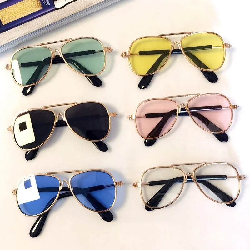 Customized Love Glasses Cat Sunglasses Uv Protection Glasses Trend Cool Accessories Metal Glasses Pet Sunglasses