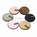 Hot Selling Reusable Washable Microfiber Facial Cleansing Puff Removing Pads Customized Round