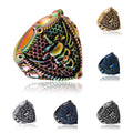 Factory Customized Production Design Exquisite Stainless Steel Jewelry Hip-hop Retro 18K Gold-plated Animal Shaped Casting Ring