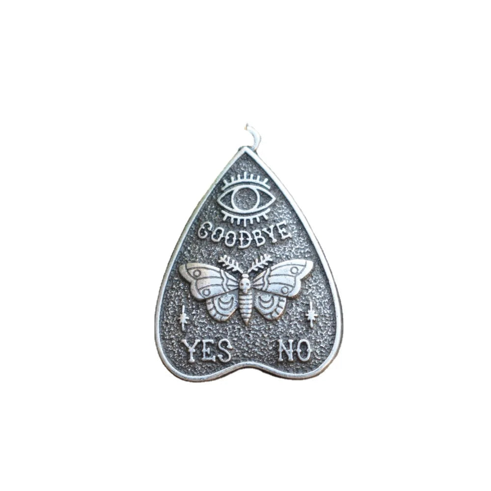 Vintage Ouija Necklace Moth Necklaces Yes or No Jewelry