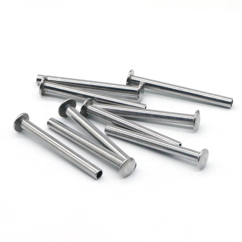 Factory Promotion Price Stainless Steel Semi Tubular Rivets Fastening Machine New Energy Vehicle Accessories Flat Head New