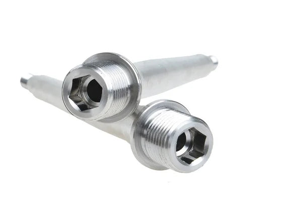 Customize Titanium GR9 Bicycle Pedal Spindle Axles for MTB/ROAD Bearing Bike with Polish Surface Treatment
