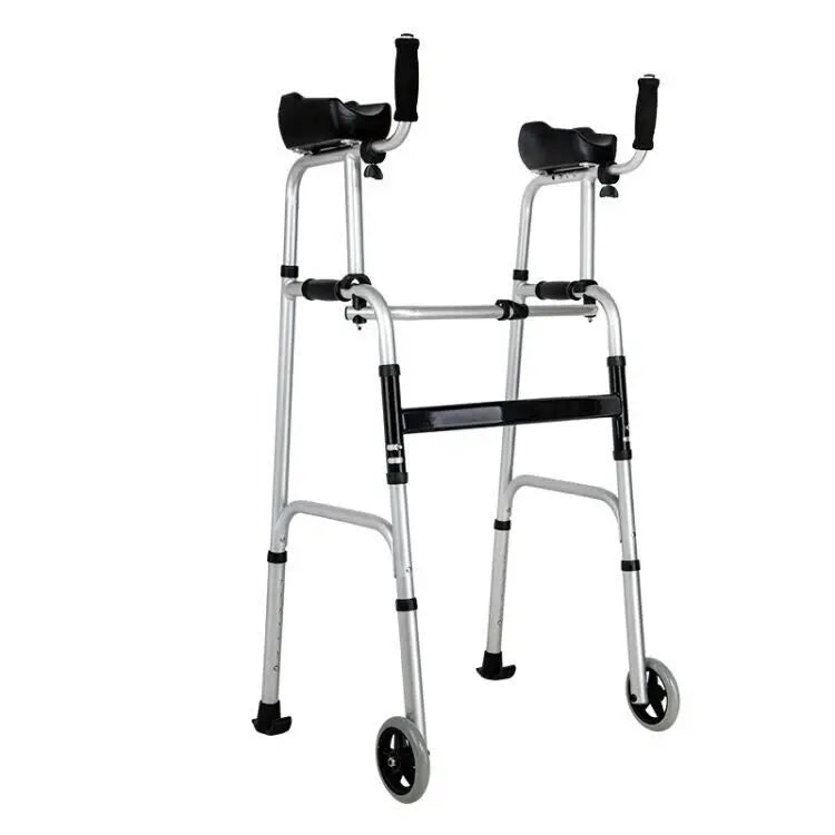 new walking rollator walker mobility aids disabled for elderly adults seniors equipment foldable lightweight  four wheel indoor