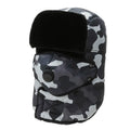 Camouflage Trooper Trapper Hat Bomber Hats Cotton Winter Warm Waterproof Wind Proof Hat With Breathing Valve