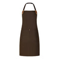 High Quality Custom Logo or Embroidery Cotton Long Cobbler Work Apron BBQ Apron Chef Cooking Kitchen Apron