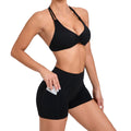 2Pcs Quick Dry Bra Shorts Women's Slimming Beauty Back Gym Active Wear Running Exercise Yoga Set Fitness Clothing Women