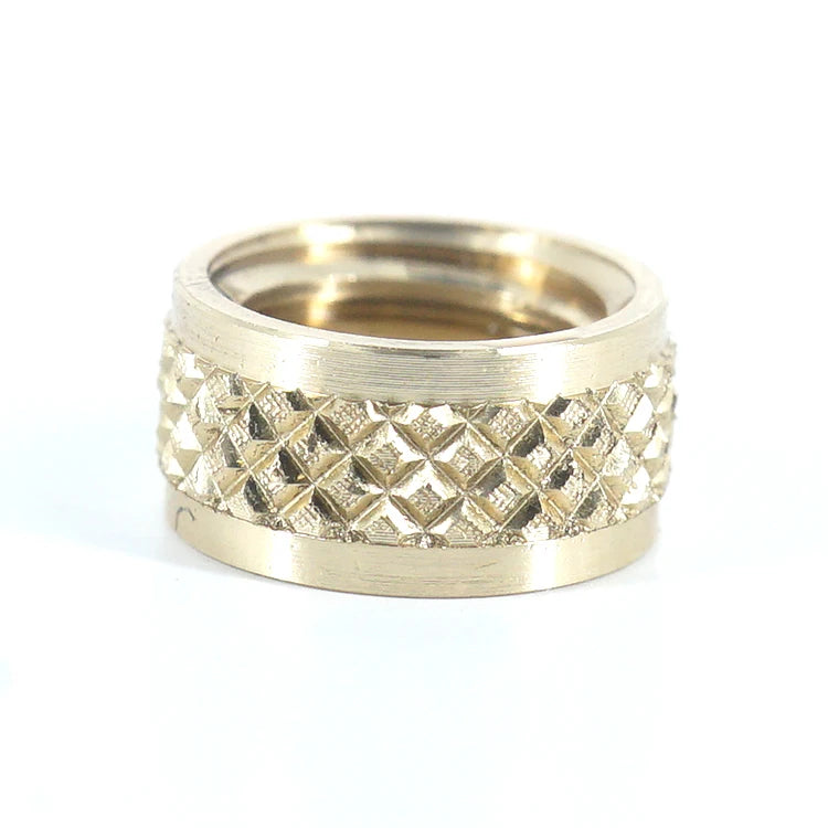 Quick Adjustment Fixture Equipment Brass Knurled Custom Thread Size Nut