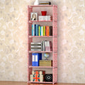 Household Children's Cheap Non-woven Fabric Books Cabinet Kindergarten Bookcase Toy Storage Rack Bookshelf for Sale
