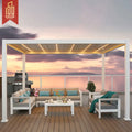 Fully Automatic Terrace Roof Bioclimatic Pergola Outdoor Waterproof Aluminum Pergola
