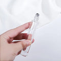 MUB 10ml Thick Bottom Cylinder Round&Square Roller Bottles Essential Oil Glass Bottle Empty Refillable Glass Roll on Bottle