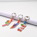 Key Holder Custom logo Designer Key Chain Metal Keyring Soft Hard Enamel Key Ring Engraved Zinc Alloy Keychain Accessories