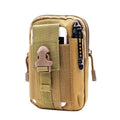 Multipurpose Outdoor Waterproof EDC Holster Holder Nylon Belt Waist Bag Pack with Molle Pouch for Adventure Sports