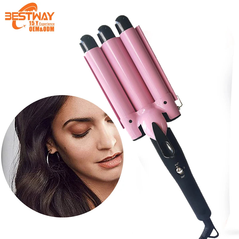 Proffetional Chargeable Portable Cordless Mini Wand Professional Well Curling Iron Straightener Iconic All in One Hair Curler