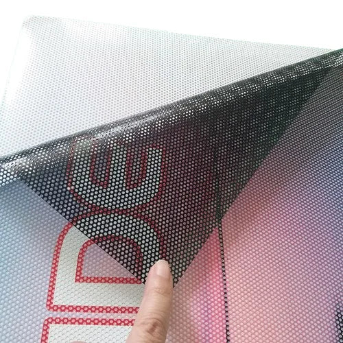 Perforated One Way Vision Print Vinyl Privacy Window Film MegaBDM