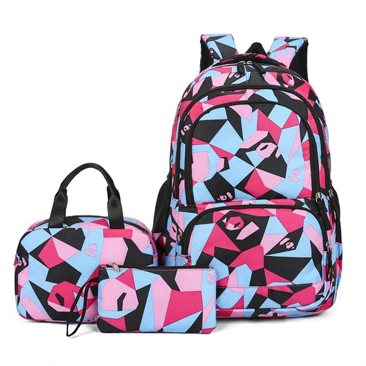 Custom Casual Large Bagpack Korean Trend Backpack School Girls Children