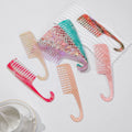 PDANY New Design Vintage Wholesale Fashion Eco Friendly Wide Tooth Comb Excellent Cellulose Acetate Massage Comb for Women