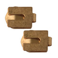 Factory Wholesale Cheap Metal Tie Clip 64mm Brass Cuff Links Tie Clips Tie Dimple Clip